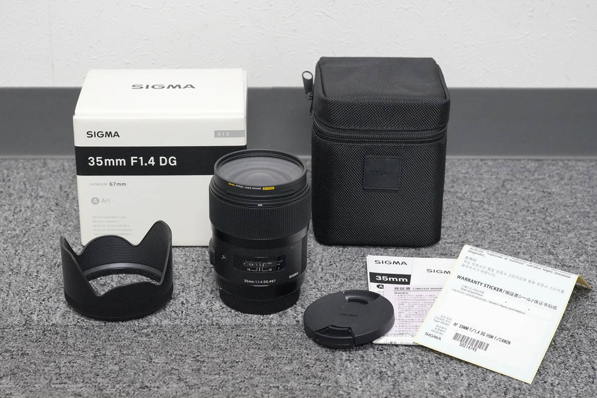 ☆ SIGMA シグマ 35mm F1.4 DG HSM Art キヤノン用 EFマウント ☆ www