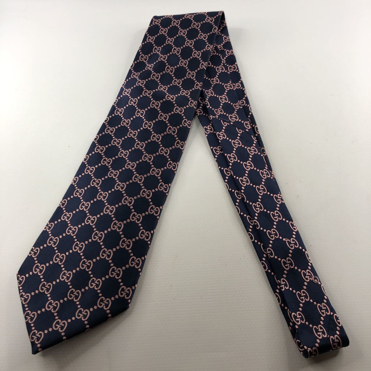 ☆極美品1円スタート☆GUCCI グッチ ネクタイ MADE IN ITALY
