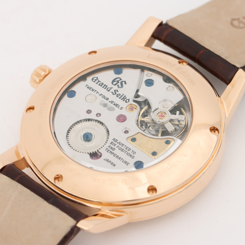 セイコー SEIKO グランドセイコー エレガンスコレクション セイコー創業140周年記念限定モデル SBGW260 PG無垢 メンズ 腕時計 中古_画像4