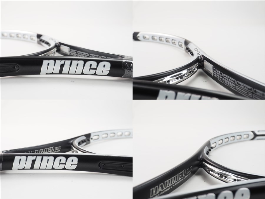 テニスラケット プリンス イーエックスオースリー ハリアー 100 ホワイト 2013年モデル【一部グロメット割れ有り】 (G2)PRINCE EXO3 