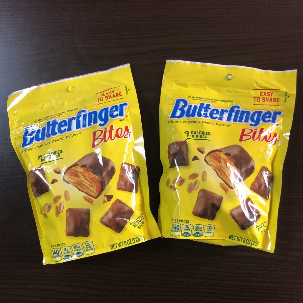 PayPayフリマ｜バターフィンガー 2袋 butter finger ピーナッツバター