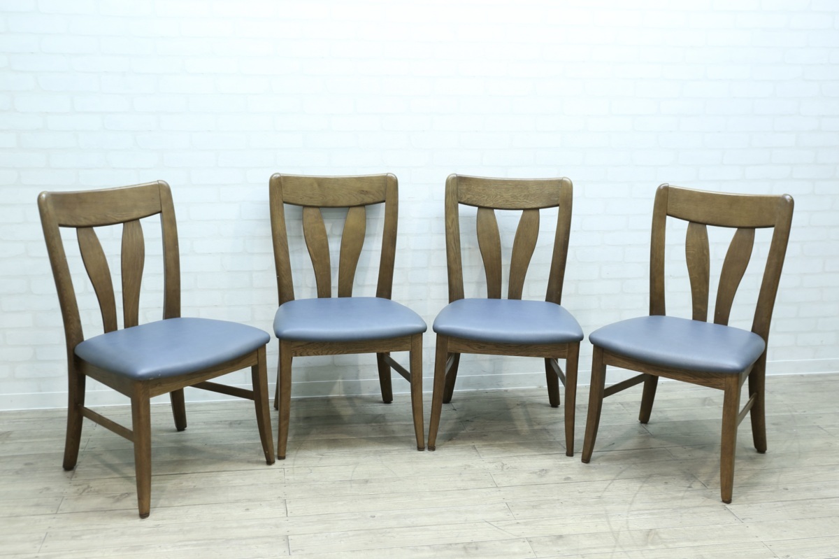 特価 カリモク ダイニングチェア 4脚セット - ダイニングチェア - alrc 最も安い購入 春さま専用 カリモク 椅子4脚セット(肘無し2脚・肘付き2脚) ダイニングチェア