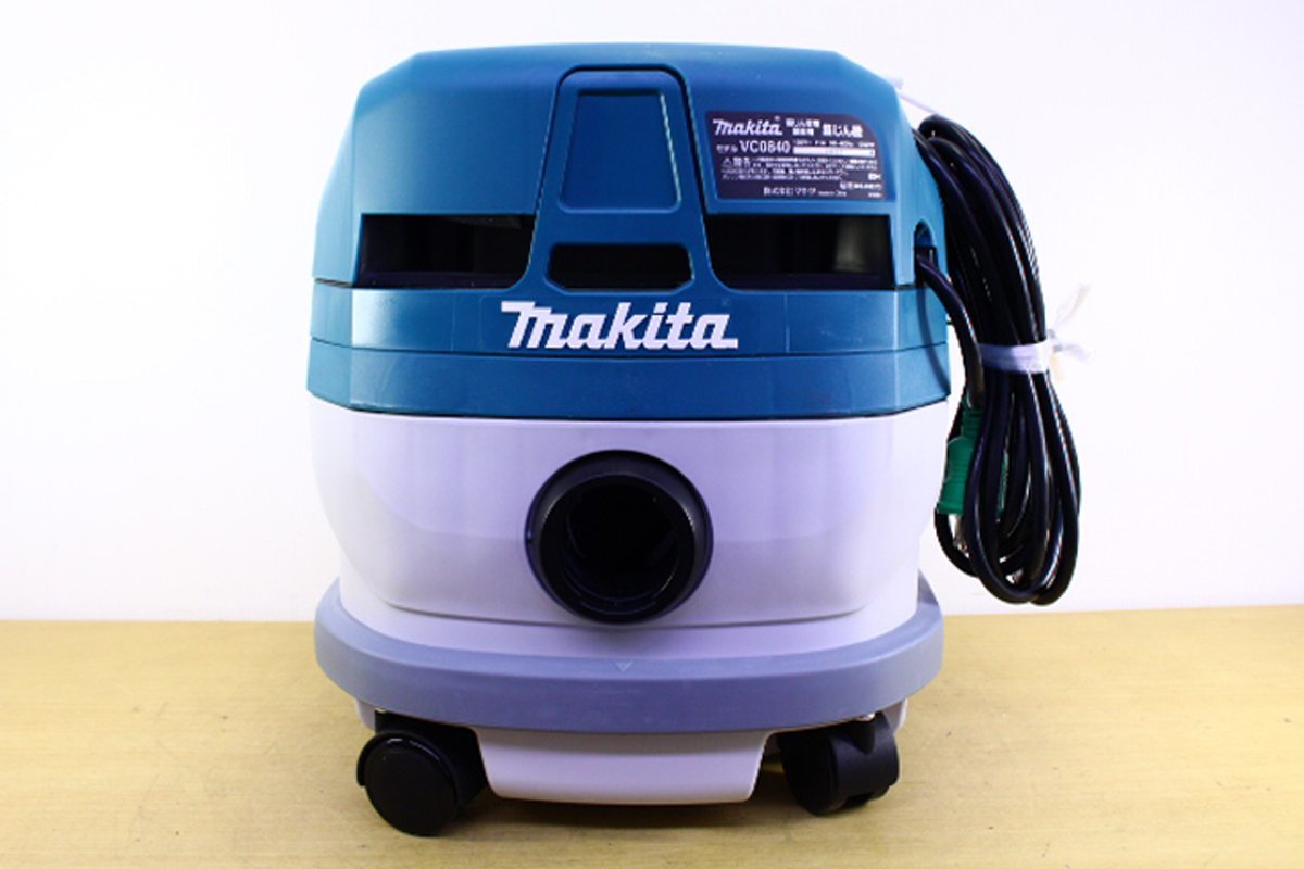 ●makita/マキタ VC0840 集じん機 粉じん専用 業務用 付属品付き 2003年製【10730115】_画像3