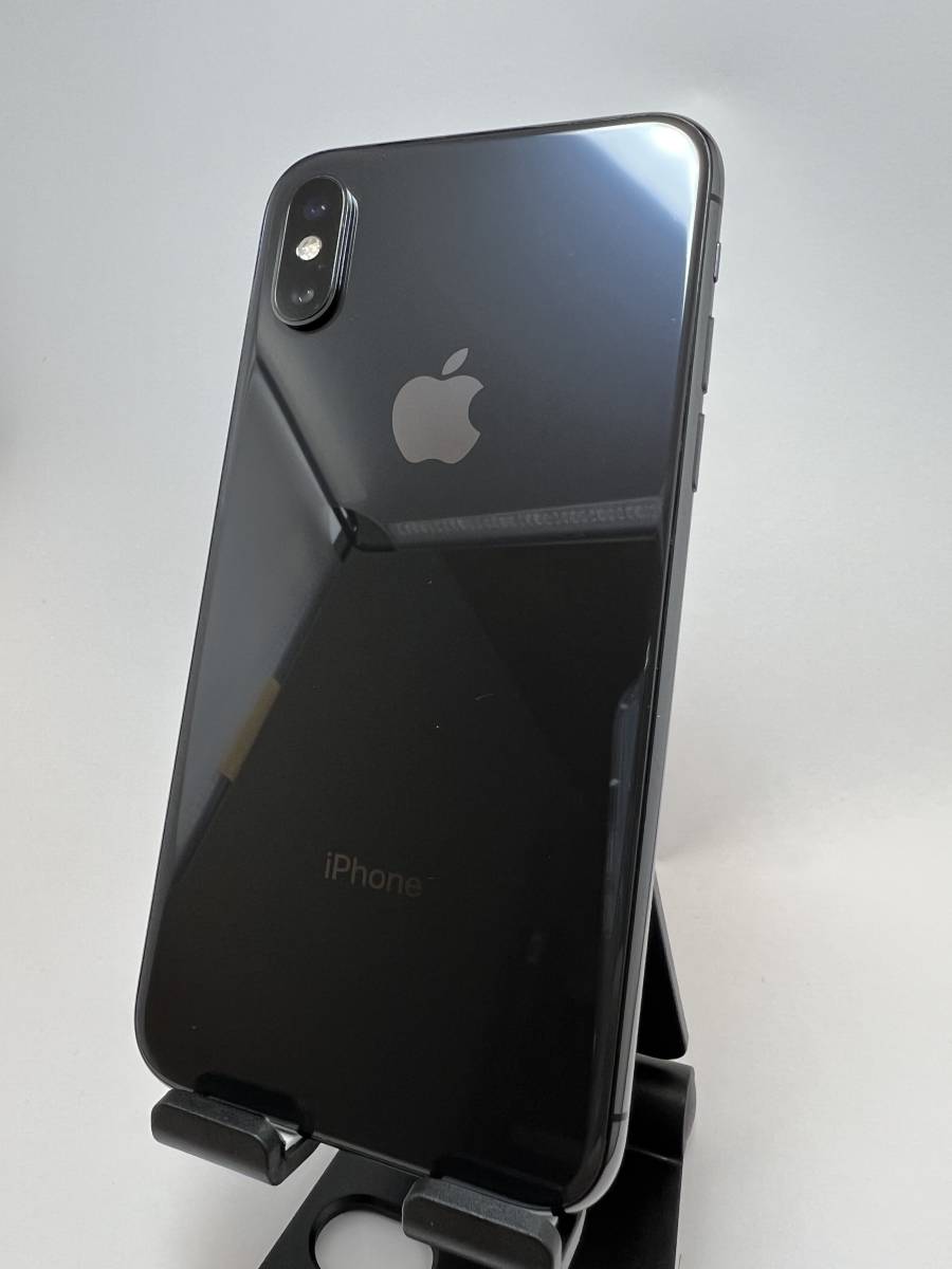 1円スタート！超美品！iPhone XS Space Gray 256 GB SIMフリー www