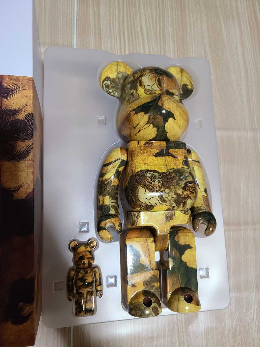 BE@RBRICK 狩野永徳「唐獅子図屏風」 100% ＆ 400% 抽選販売