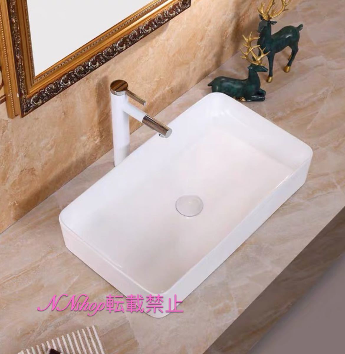 オリジナル A16769 高級洗面台 排水金具付き 蛇口 洗面器 手洗い鉢 
