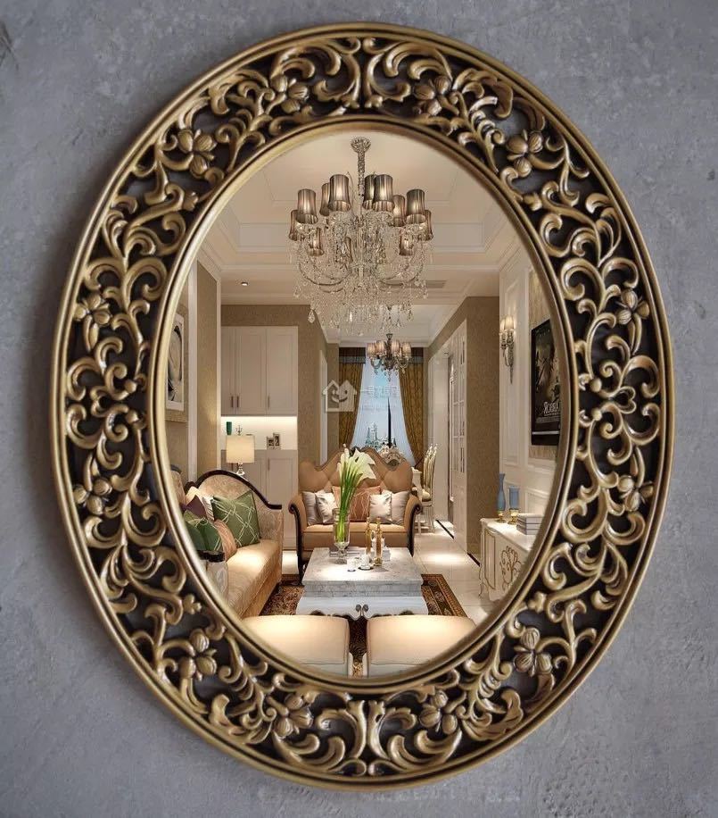 豪華鏡 壁掛け鏡 アンティーク調 壁掛け 薔薇の花 壁掛けミラー 