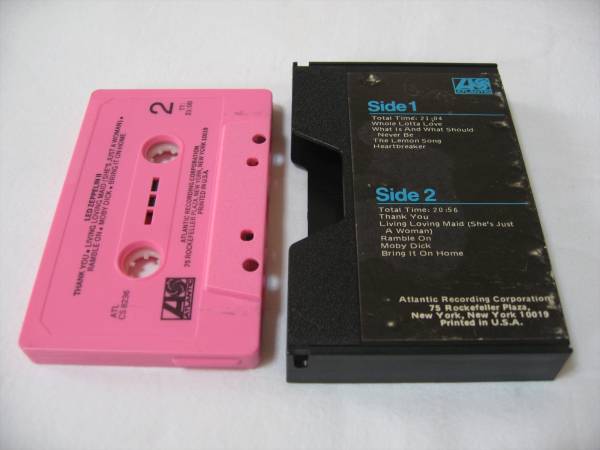 【カセットテープ】 LED ZEPPELIN / II US版 スリップケース レッド・ツェッペリン II_画像2
