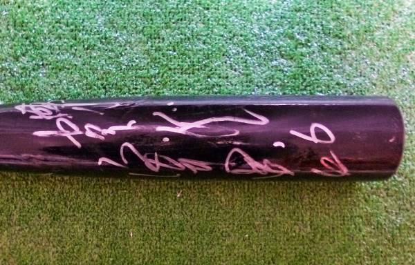  Tokyo Yakult Swallows .book@.. autograph autograph actual use bat name lamp .