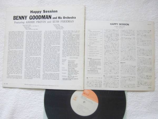 国内盤/Benny Goodman And His Orchestra Featuring Andre Previn And Russ Freeman/Happy Session/You'd Be So Nice To Come Home To_画像2