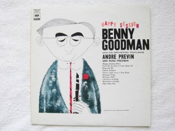 国内盤/Benny Goodman And His Orchestra Featuring Andre Previn And Russ Freeman/Happy Session/You'd Be So Nice To Come Home To_画像1