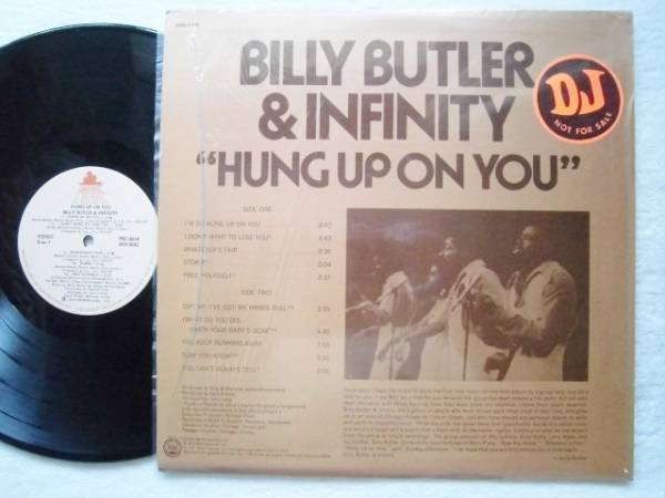 美品放出！シュリンク付 / Billy Butler & Infinity / Hung Up On You / 名曲「I Don't Want To Lose You」収録 /プロモ /PRD-0018 / 1973_画像2
