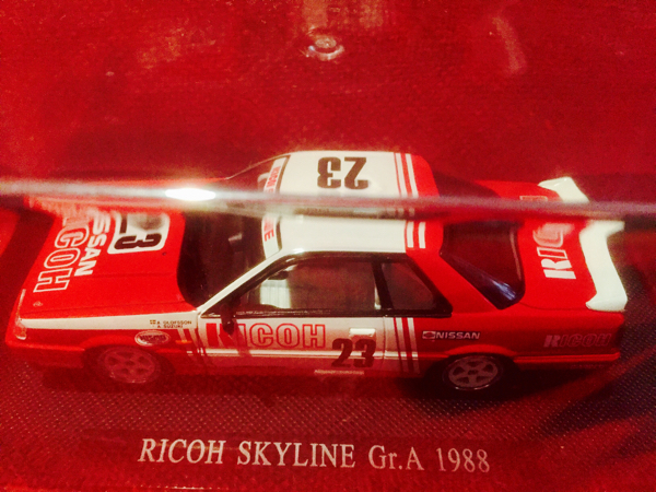 リコー スカイライン Gr.A 1988年 （HR31）GTS-R 1/43 MMP ミニカー_画像2