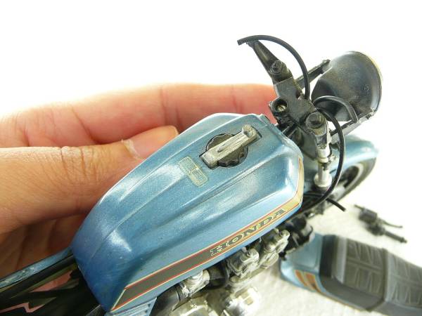A_ part removing for Junk Junk lack of parts equipped Manufacturers un- details plastic model ... line middle!. final product HONDA Honda CB750-F photograph great number publication / scale unknown total length 18cm