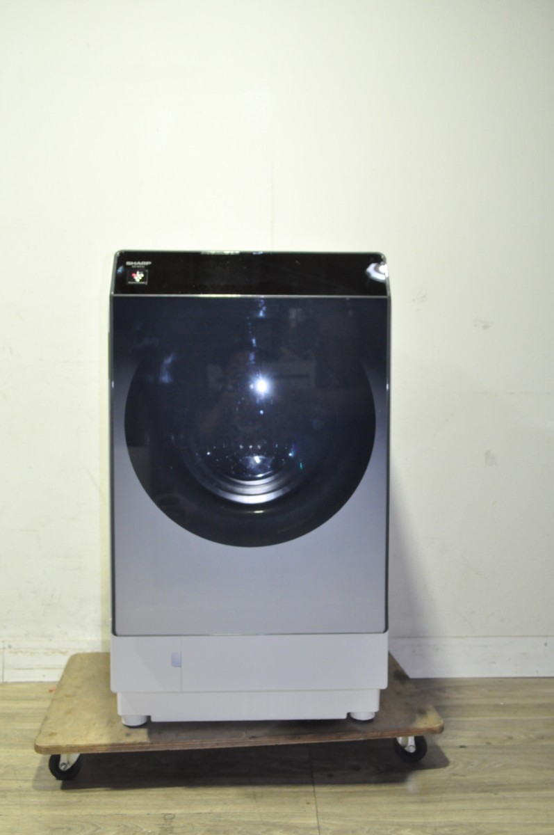 1円スタート SHARP ドラム式洗濯乾燥機 ES-W112-SR 2020年製 右開き TM S(ドラム式)｜売買されたオークション情報