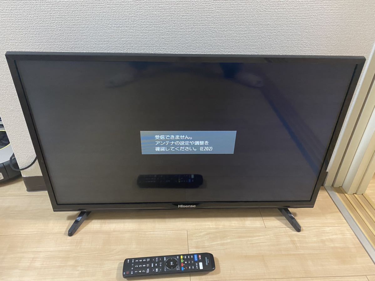 美品】Hisense 液晶テレビ32V型32BK1 2020年製ハイセンスリモコン付的