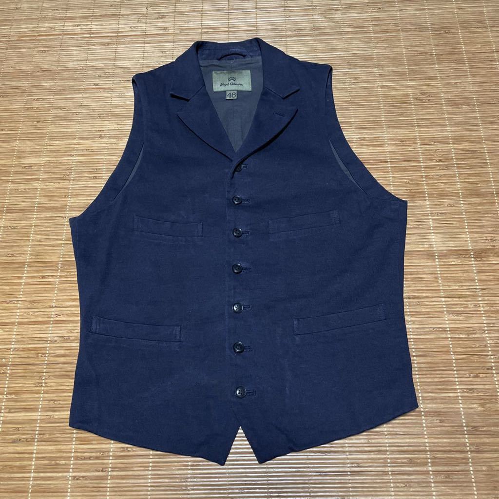 美品 NIGEL CABOURN ナイジェルケーボン MALLORY VEST JERSEY 硫化染め