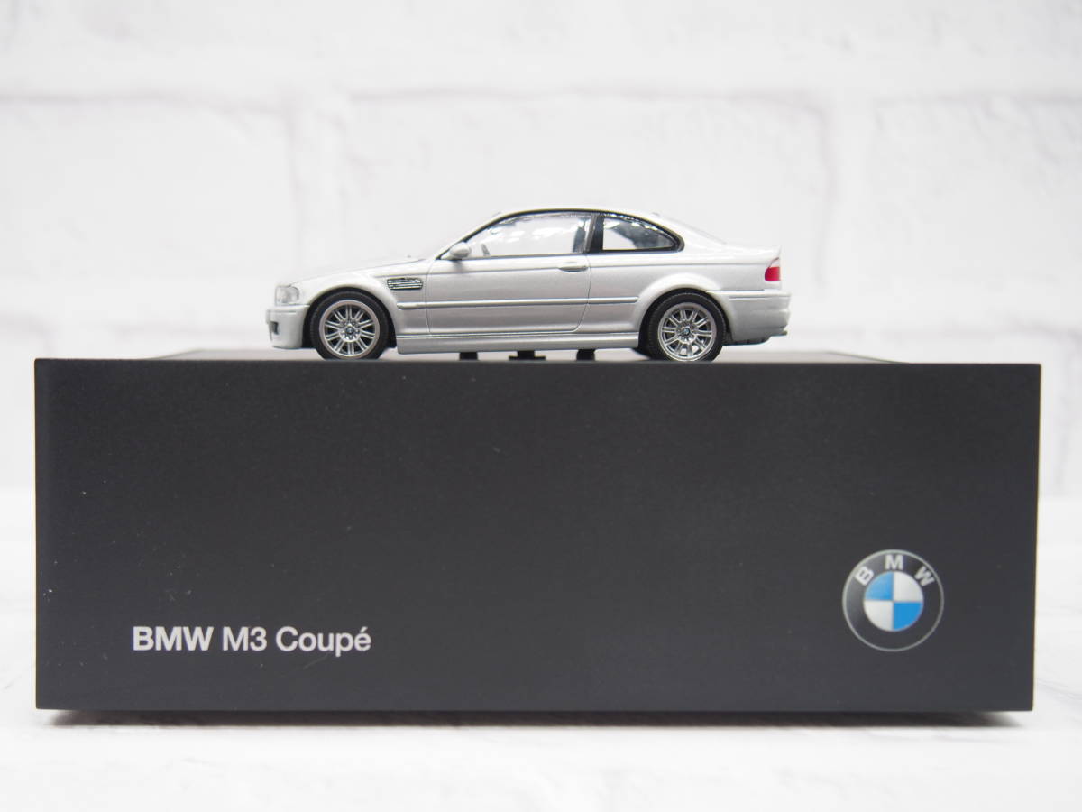 ミニカー 1/43 BMW ３シリーズ M3クーペ Coupe シルバー ディーラー