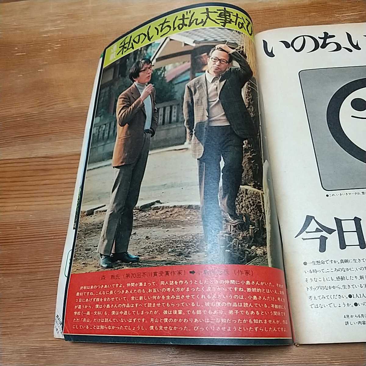 週刊現代 1974年 昭和49年 4/11 表紙 斎藤和子 _画像5
