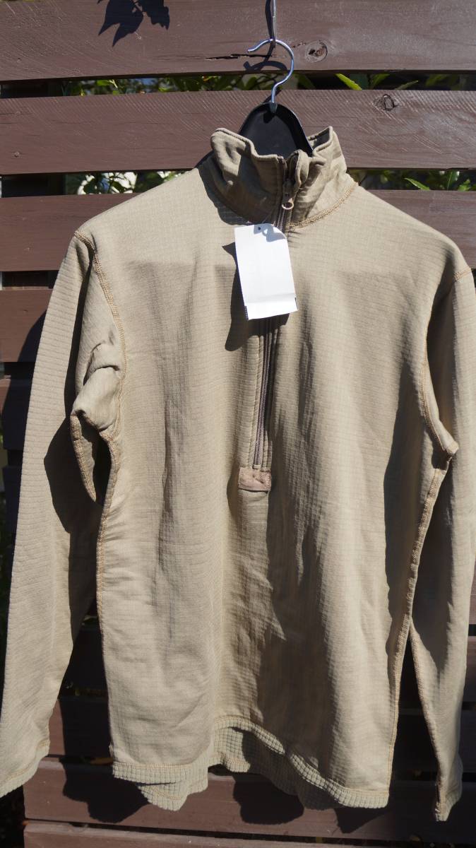 [ 新品 ] ● Small Long ● UPC Grid Knit Shirt & Drawers COYOTE :: Gen III ECWCS Level II フリース Polartec Cold Weather