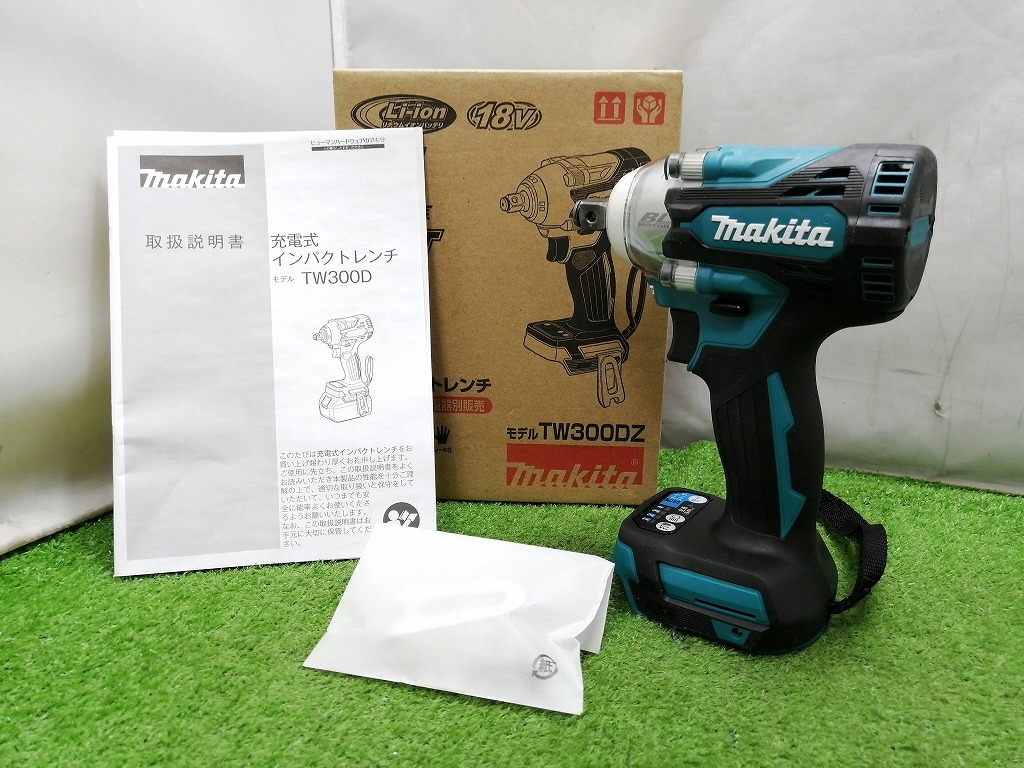 未使用 makita マキタ 18V 充電式インパクトレンチ TW300DZ 本体のみ
