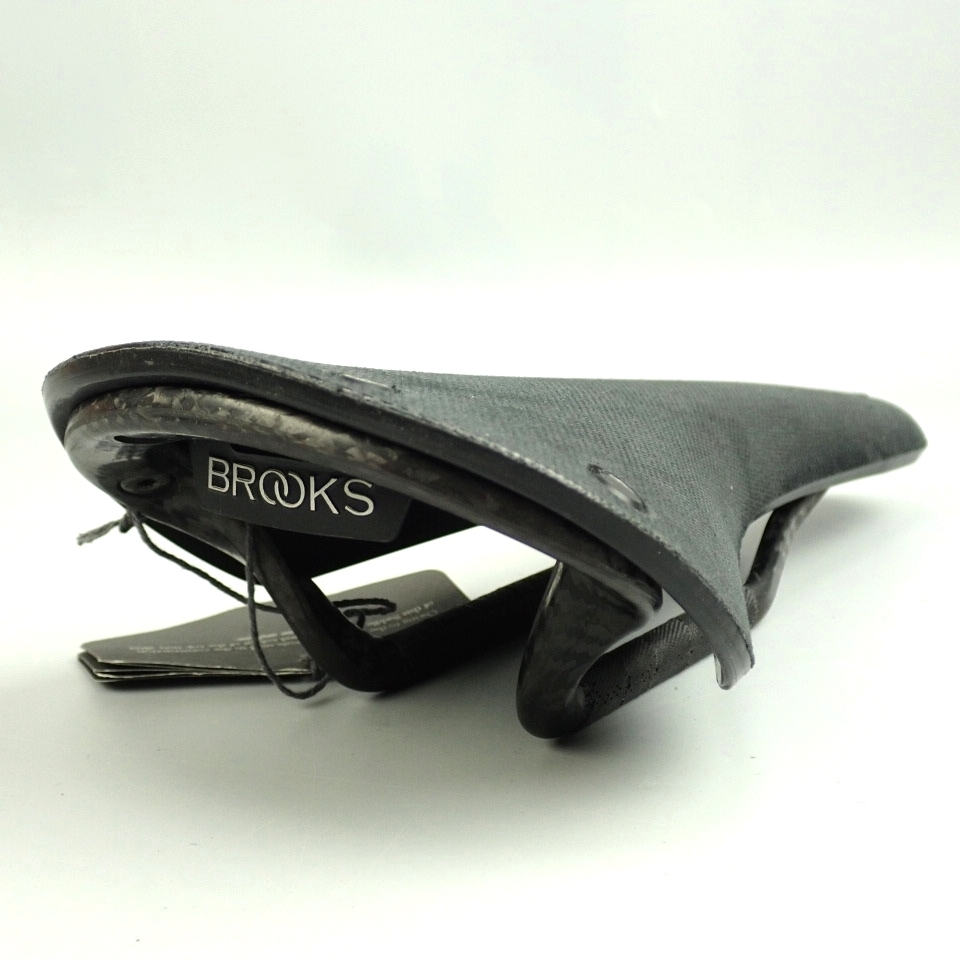 ★未使用 BROOKS/ブルックス CAMBIUM C13 サドル 全長約27.5cm/ブラック/カーボンレール/サイクリング/自転車/パーツ#1358800463_画像5