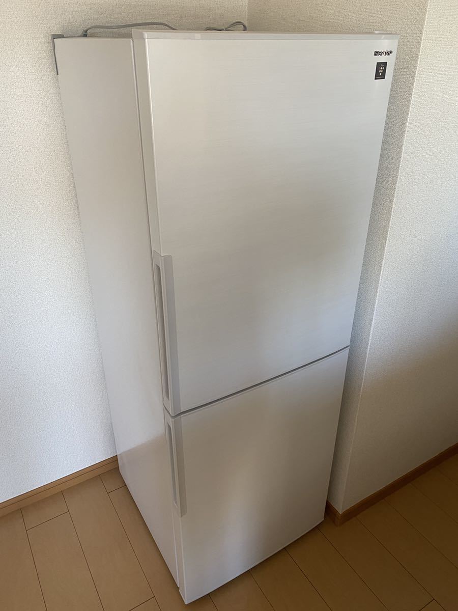 通電のみ!SHARP シャープ 280L プラズマクラスター 2ドア冷蔵庫 SJ