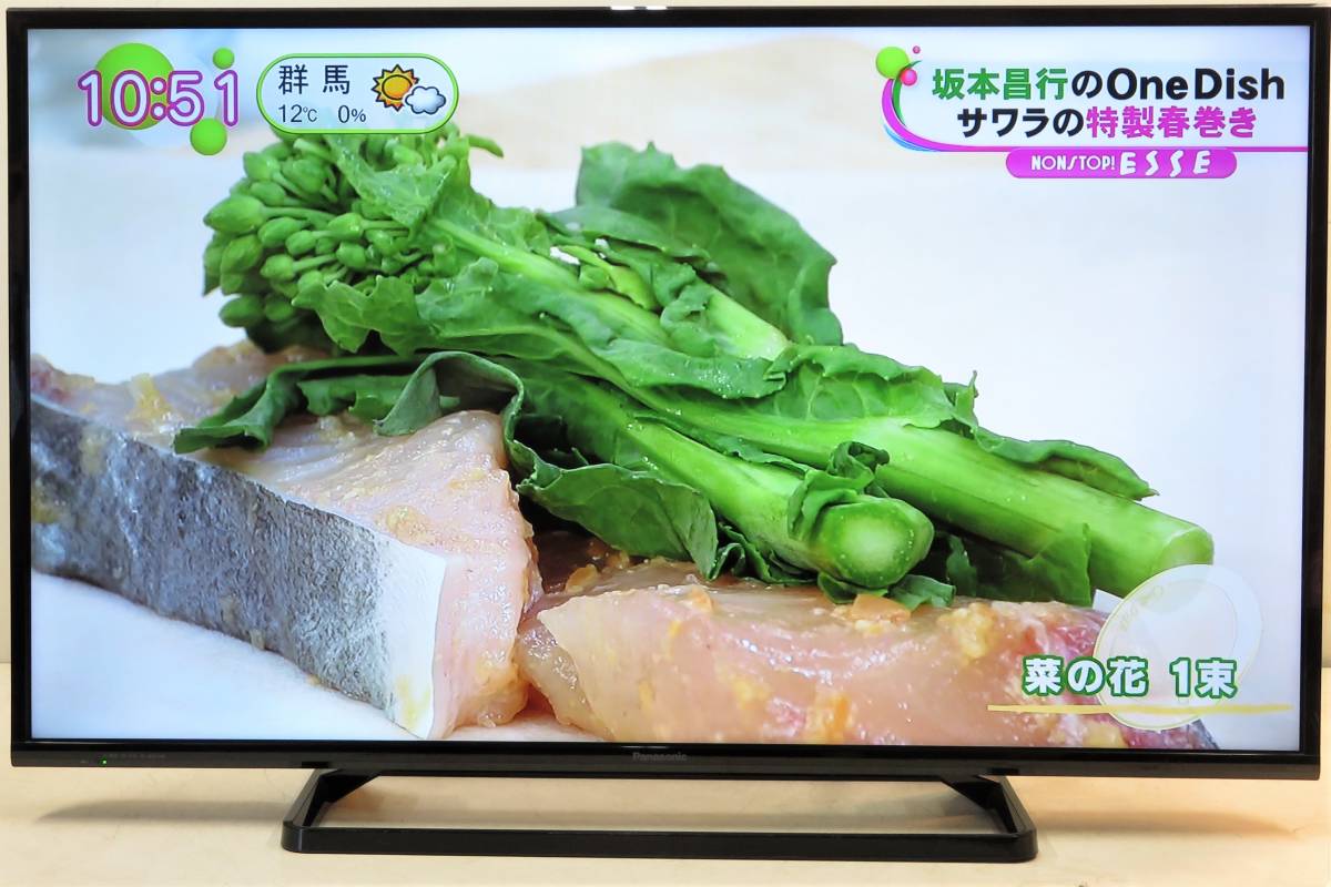 パナソニック43型TV TH-43D300 2016年製 テレビ 送料無料 購入割引品