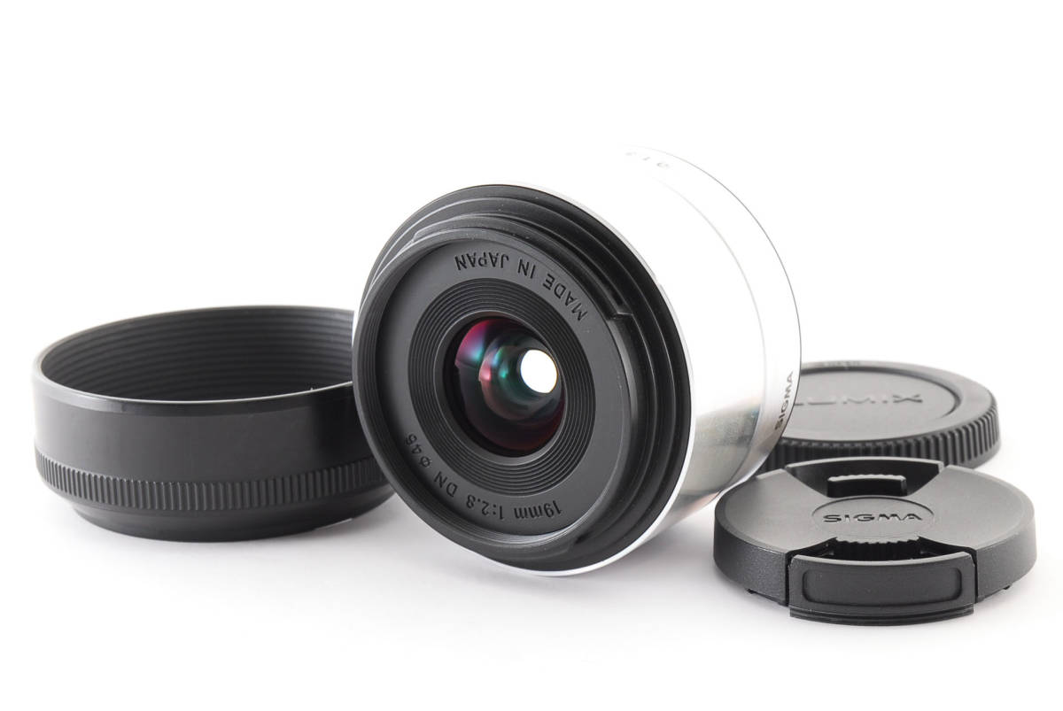 ☆良品☆ SIGMA シグマ 19mm F2.8 DN Art シルバー マイクロフォー