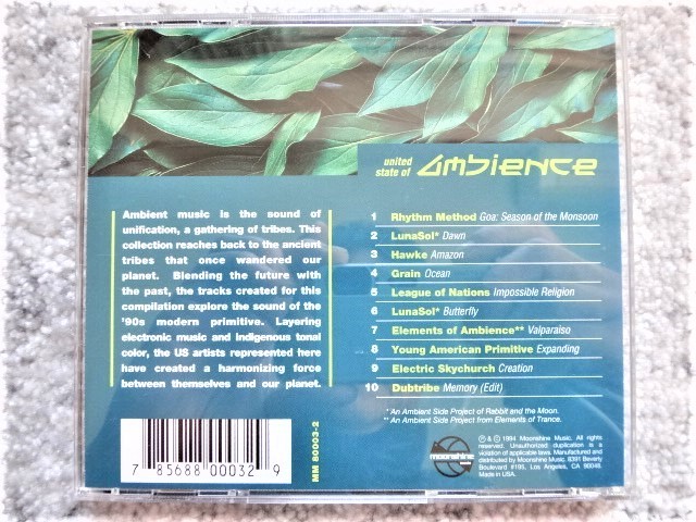 B【 united state of ambience 】CDは４枚まで送料１９８円_画像2