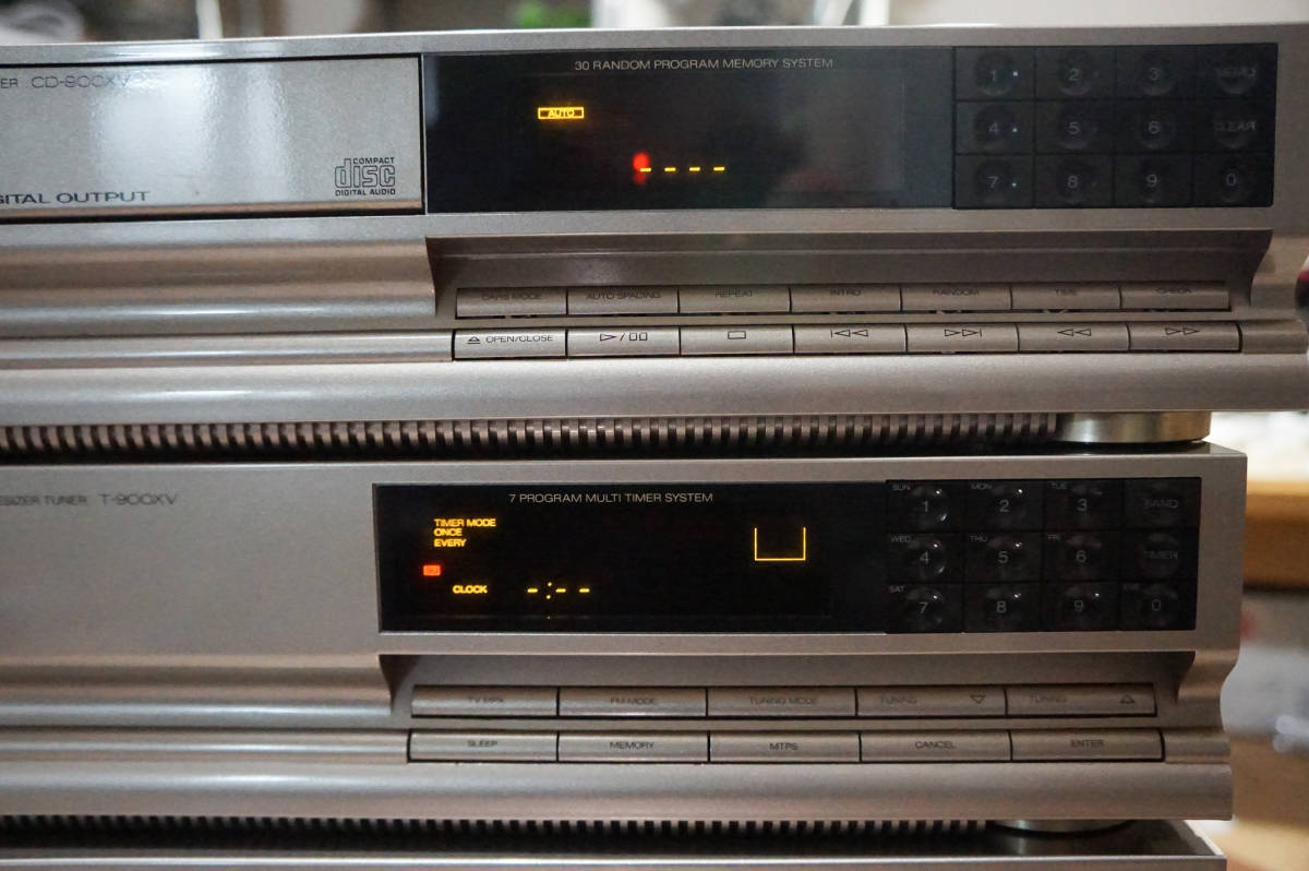 《ジャンク》サンスイ Sansui バブルコンポ BAR7 900XV セット A-900XV CD-900XV D-900XV G-900XV T-900XV 3