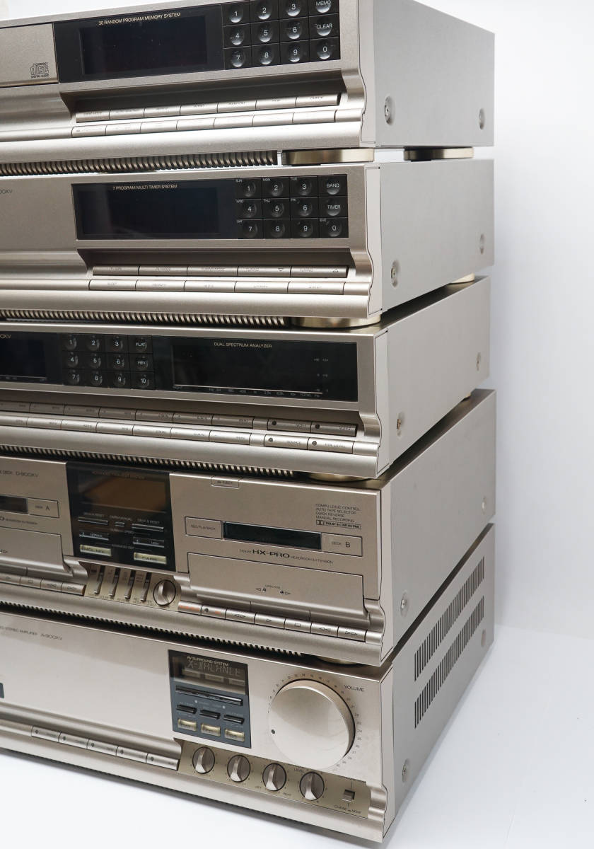 《ジャンク》サンスイ Sansui バブルコンポ BAR7 900XV セット A-900XV CD-900XV D-900XV G-900XV T-900XV 6