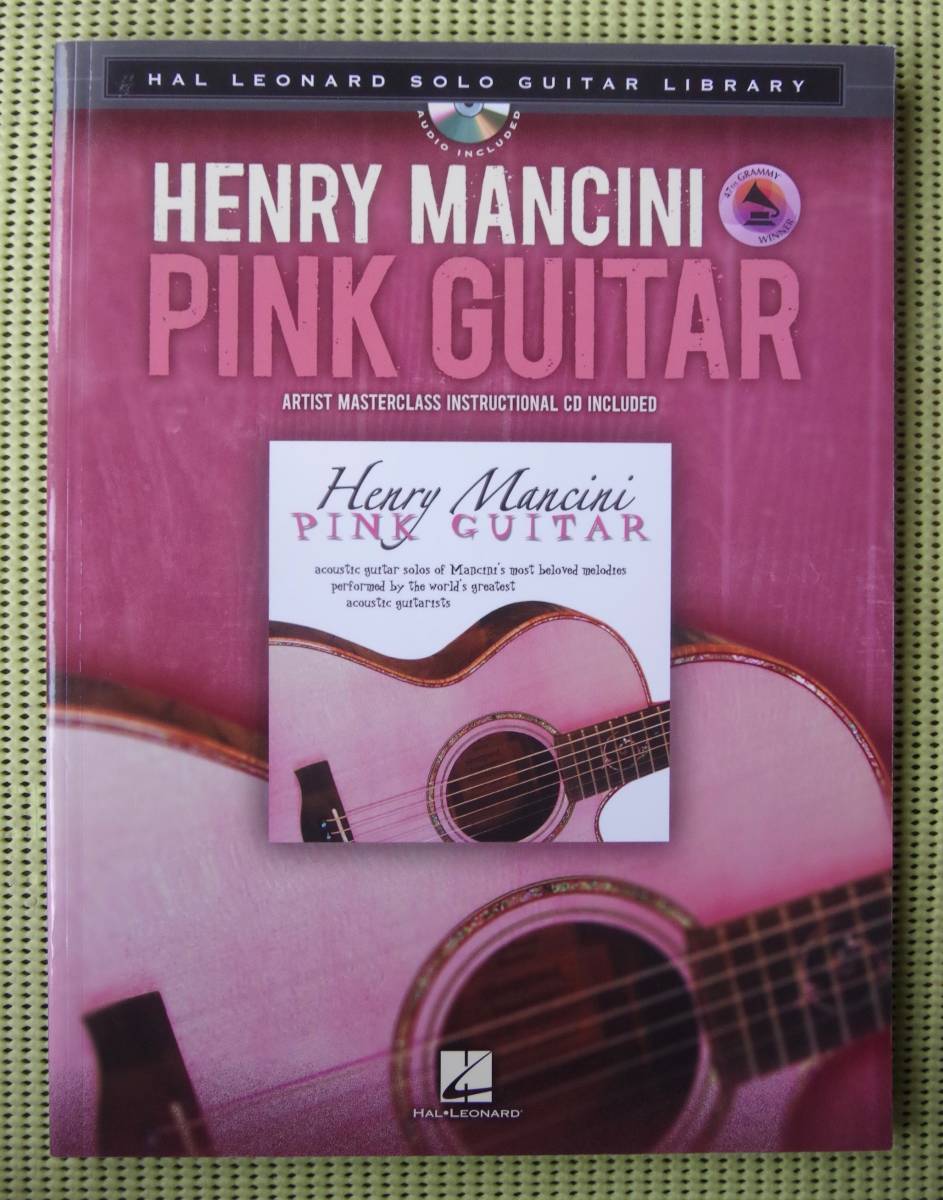 ヘンリー・マンシーニ　ピンク・ギター HENRY MANCINI PINK GUITAR TAB譜付ギタースコア CD未開封 ♪良好♪ 送料198円_画像1