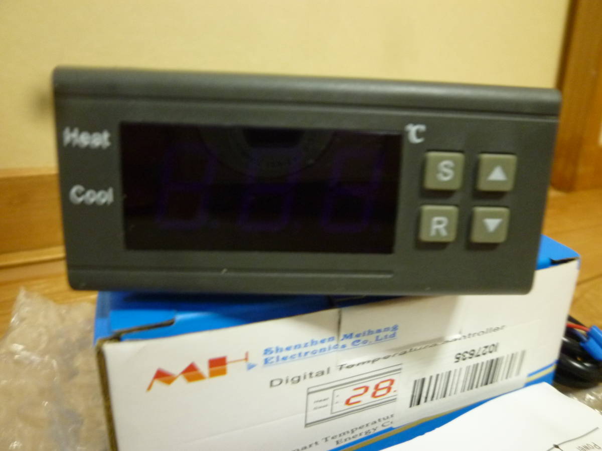 AC 10A/12Ｖ デジタル温度調節器 コントロール デジタルサーモスタット　MH1210A_画像2