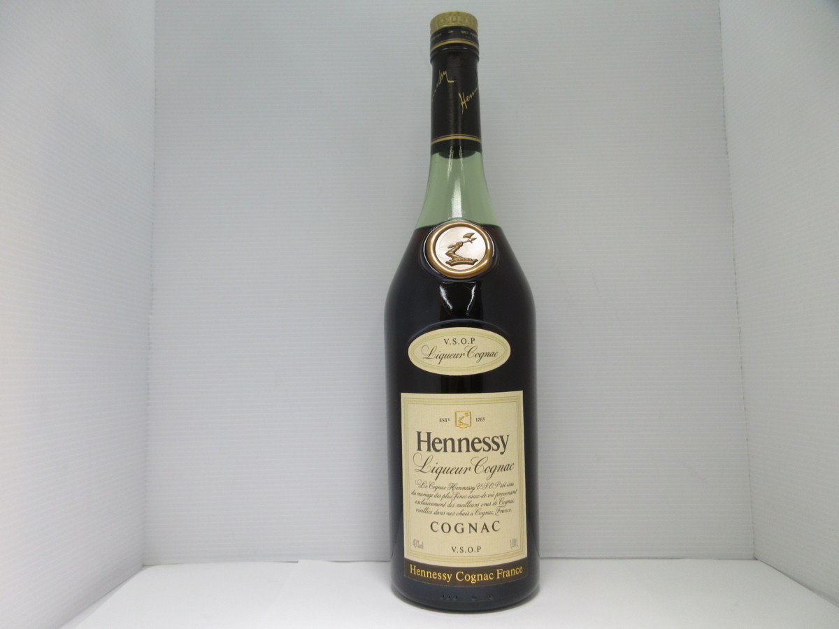 ヘネシー VSOP スリム グリーン ボトル Hennessy Liqueur Cognac