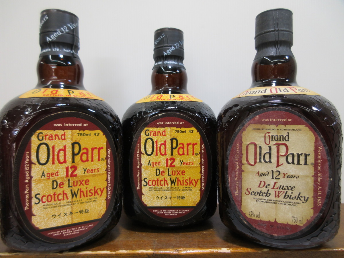 6本セット オールドパー Old Parr 750ml 43% スコッチウイスキー 未開