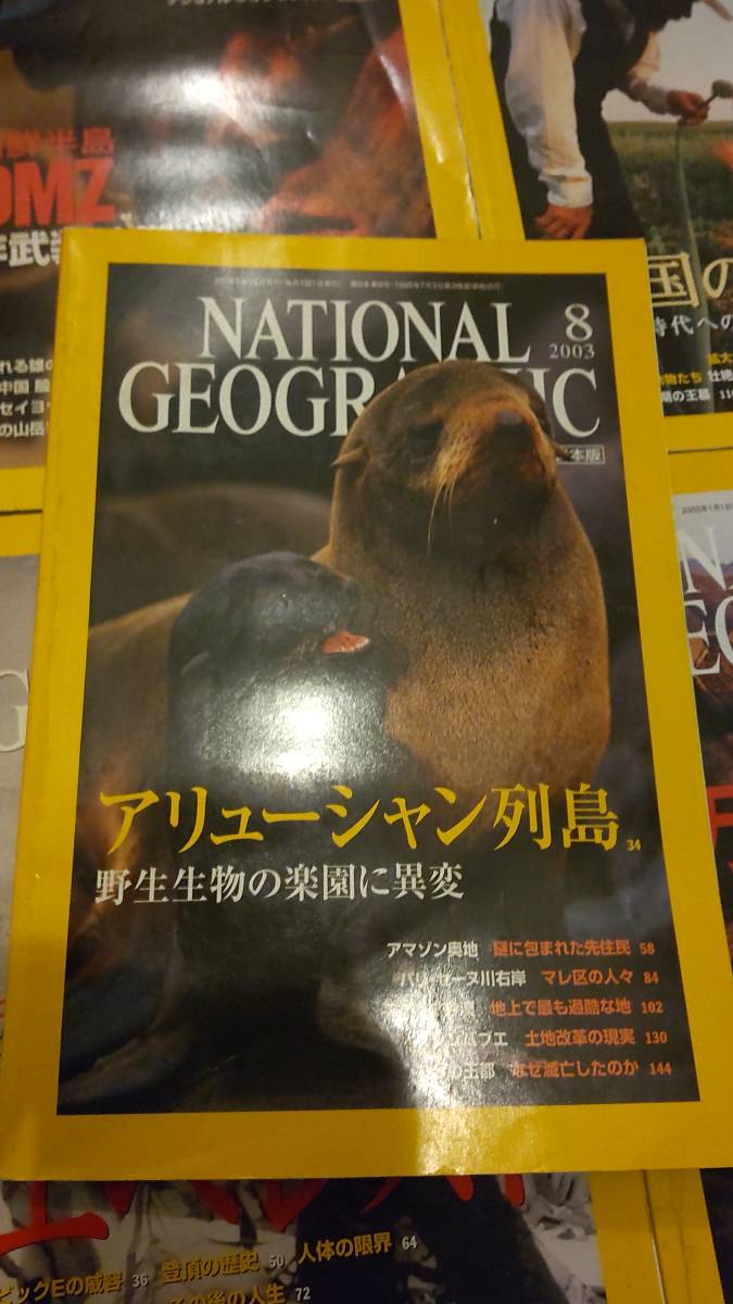 ナショナルジオグラフィック 15冊 2003年~2005年 アリューシャン列島 ツタンカーメン イラクのシーア派 モントレー湾 アラビア 自然科学 - 自然科学と技術 ナショナルジオグラフィック 15冊 2003年~2005年 アリューシャン列島 ツタンカーメン イラクのシーア派 モントレー湾 アラビア 自然科学 - 自然科学と技術