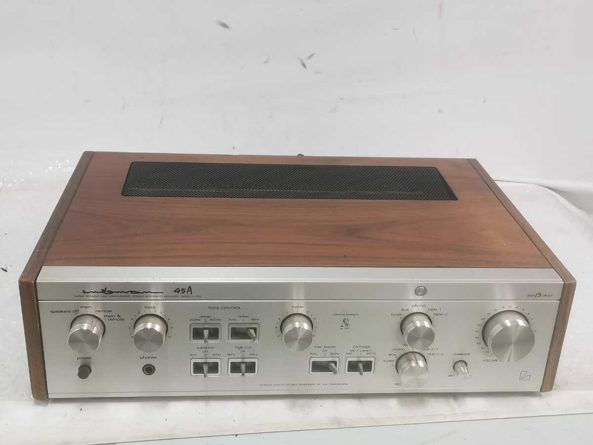 LUXMAN L-45A プリメインアンプ ジャンク 音出しはできました511 www