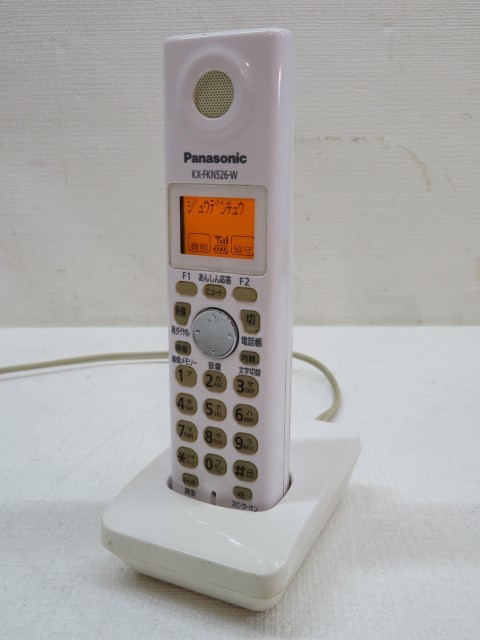 63％以上節約 Panasonic 子機 電話 パナソニック KX-FKN526-W 映像機器