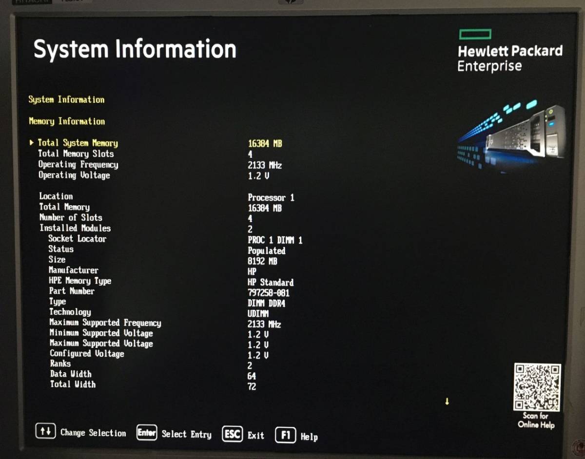 【ジャンク】HP ProLiant ML30 Gen9 Xeon E3-1240 v5 メモリ16GB HDD無(マウンターも無) 即日発送【H22021701】_画像3