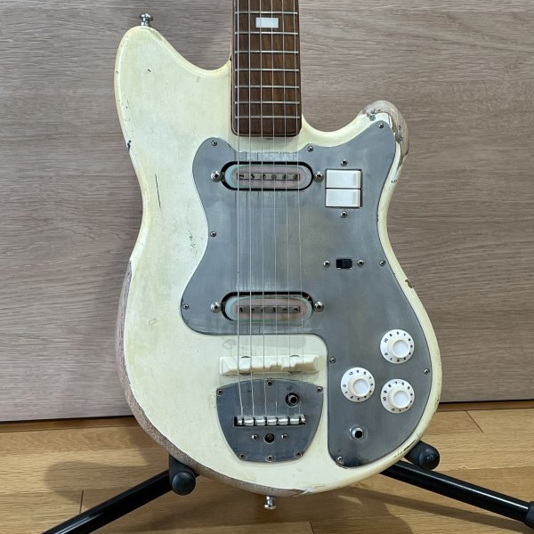 ★ GUYATONE LG-65T ★ ※改造 接触不良 ★ 60'S レトロ ジャパン・ヴィンテージ・ビザールギター ★ 国産 Made In Japan 日本製_画像1