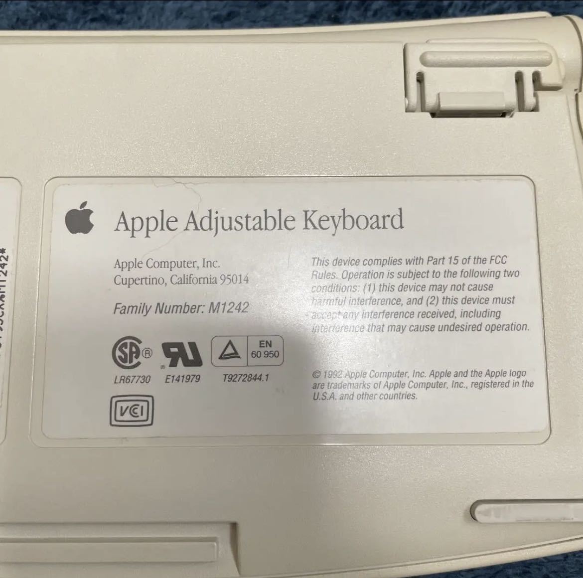Apple Adjustable Keyboard M1242 通電確認済み | mankey.gr