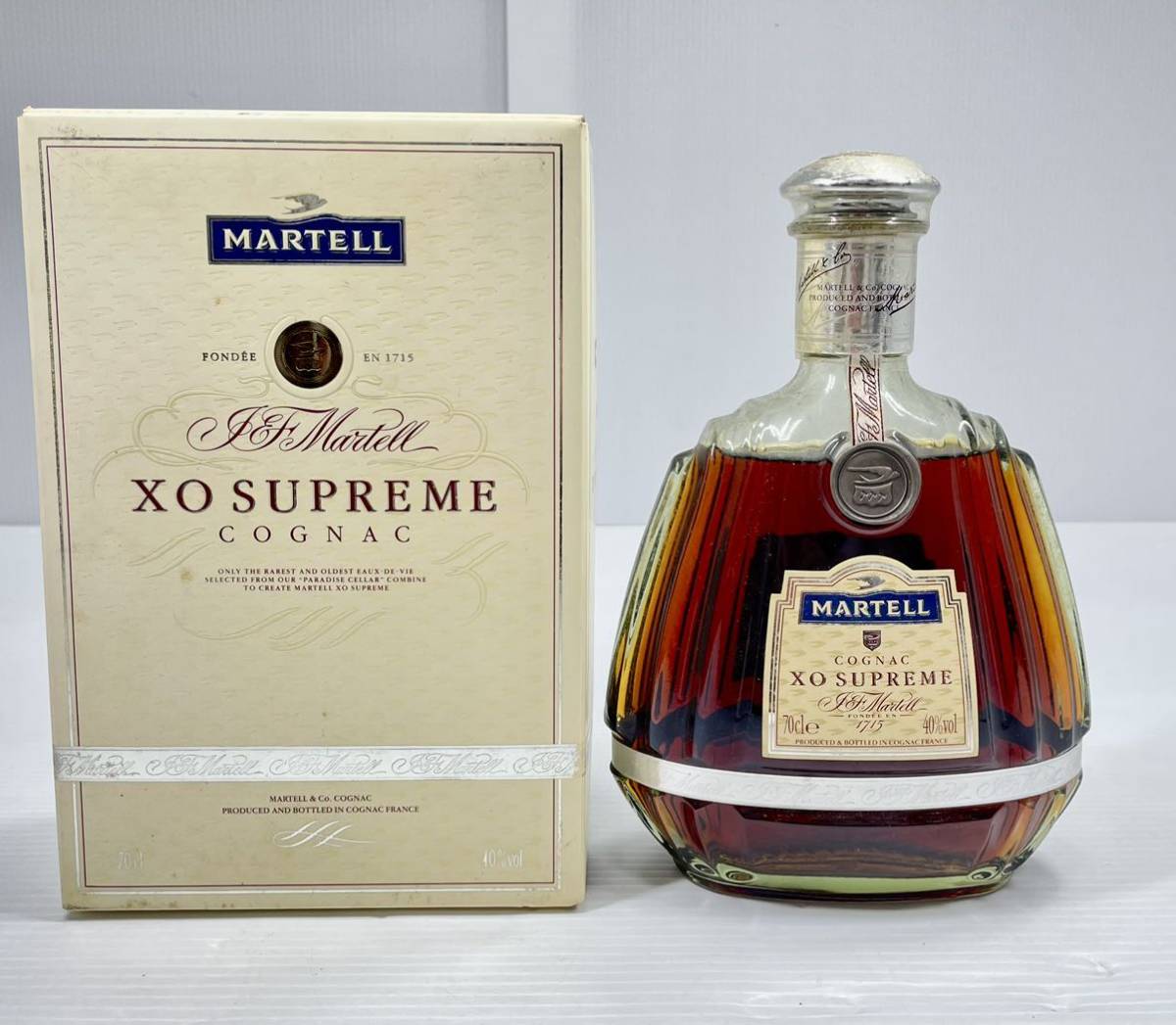 MARTELL 1715マーテル ブランデー 70cle 40% 古酒 箱付き XO SUPREME