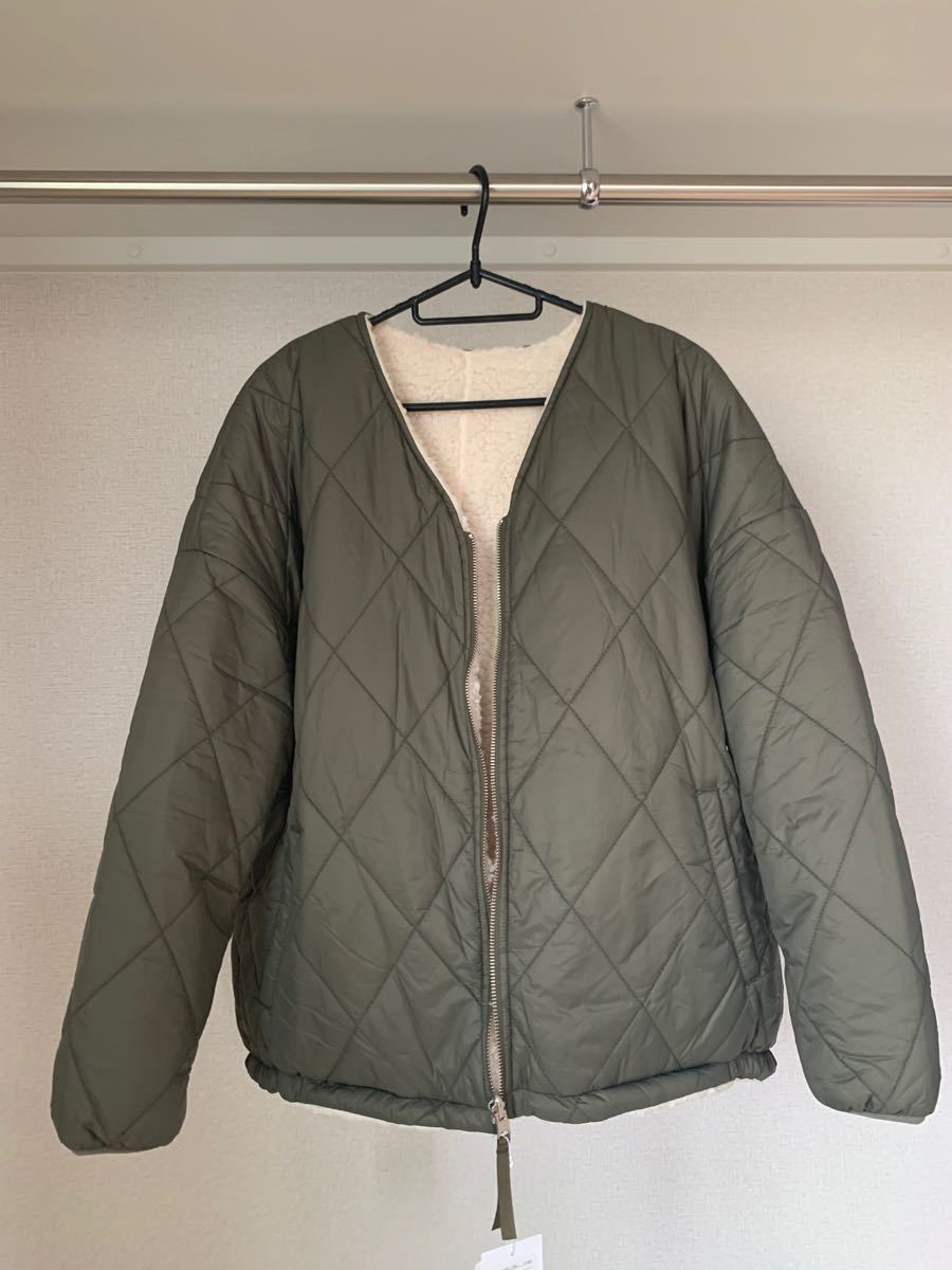新品 キルティング ボア リバーシブルブルゾン 2WAY ユナイテッド