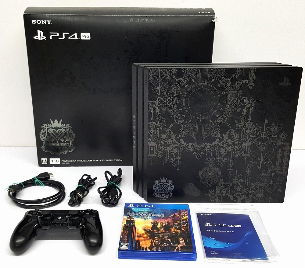 ジャンク】【】PS4 Pro 1TB キングダムハーツⅢ リミテッド