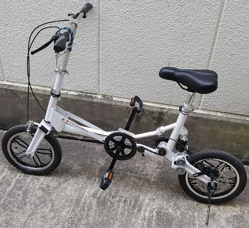 店頭引き取り可】折りたたみ自転車 cycle ninja サイクル 店頭引き取り可】折りたたみ自転車 cycle ninja サイクル