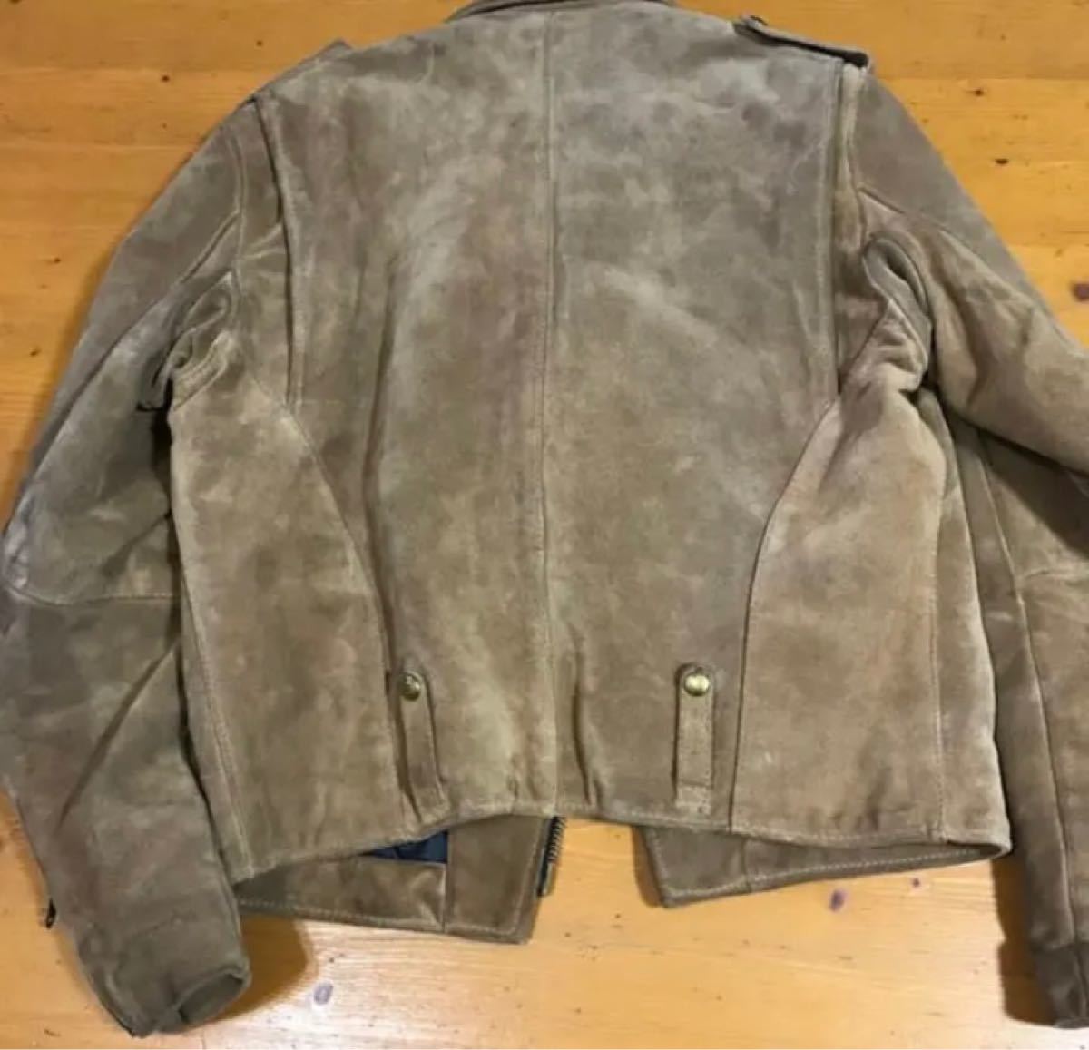 VANSON バンソン ダブルライダースJKT バックスキンクリーム希少40