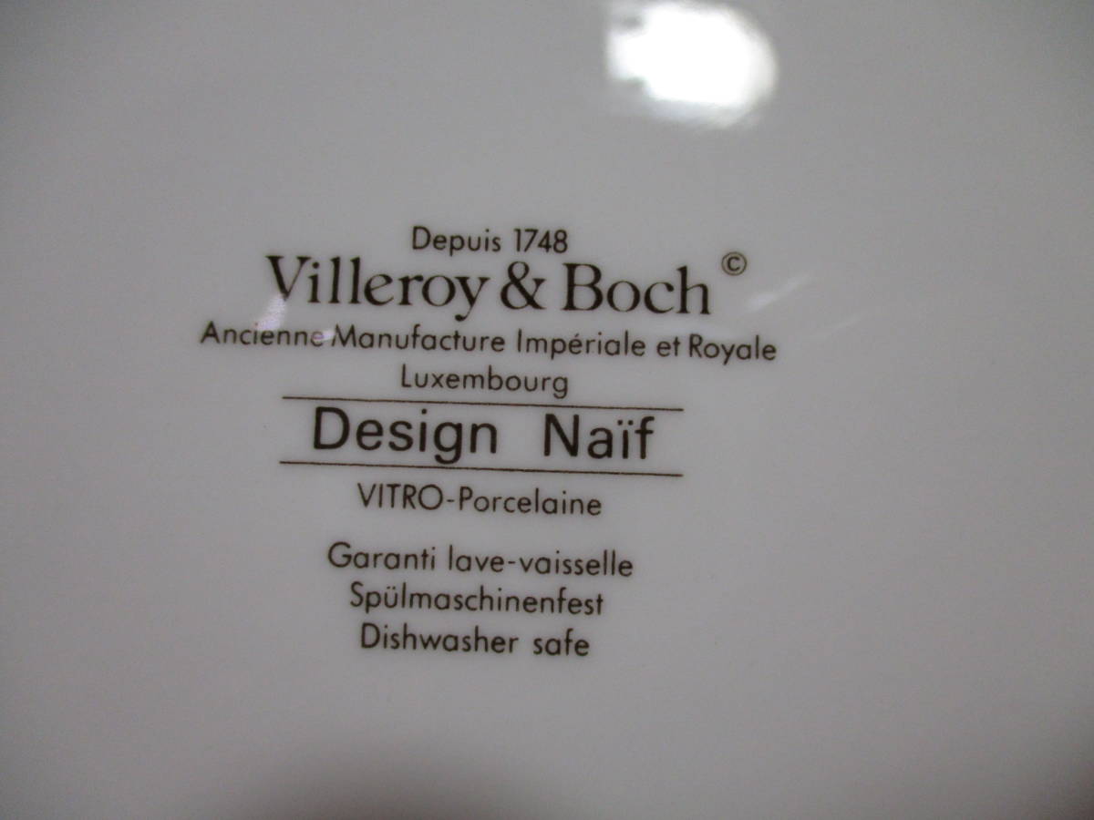 Y бесплатная доставка *848 [villeroy&boch] Villeroy & Boch nai-f plate 30cm не использовался выставленный товар 