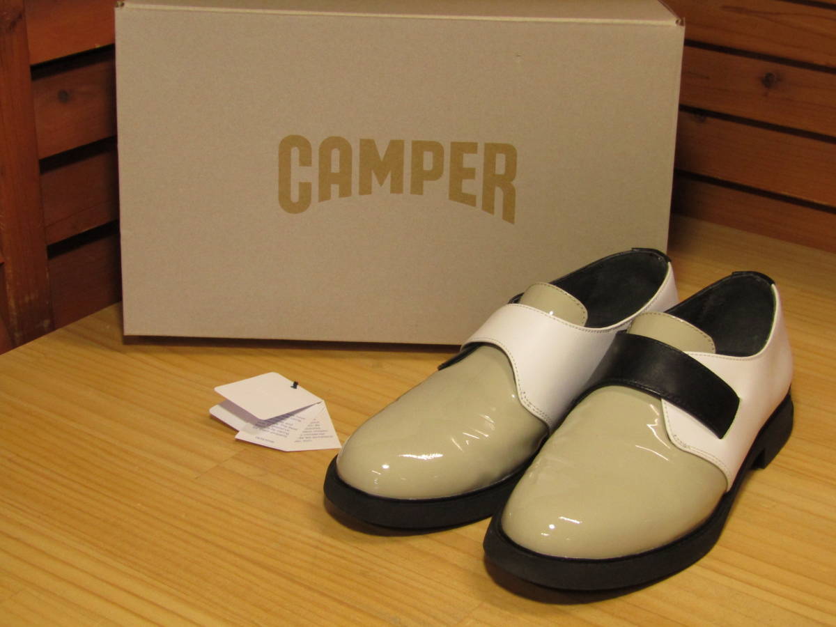 代引き人気 CAMPERカンペール/コードバンレザー革靴/39/24.5cm