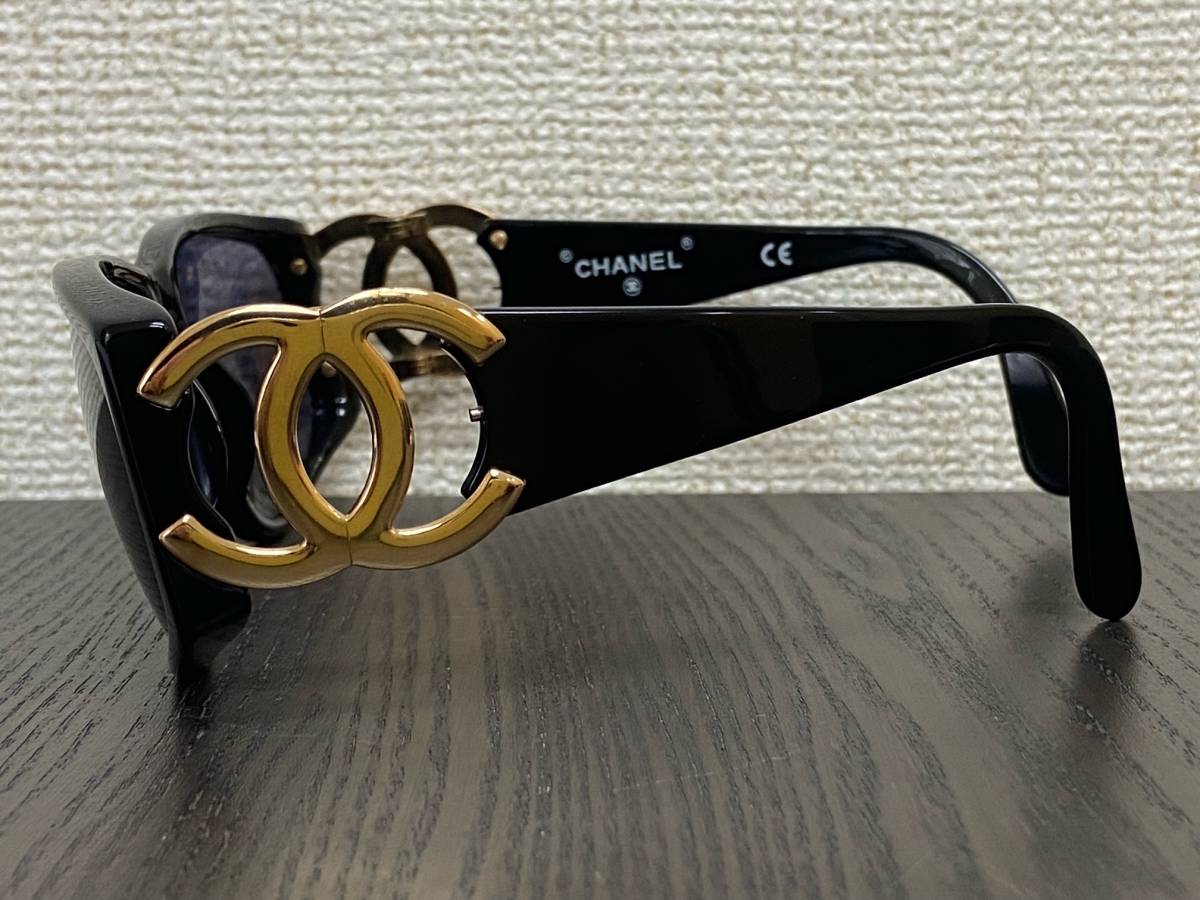 CHANEL シャネル ココマーク サングラス メガネ 眼鏡 ゴールド金具